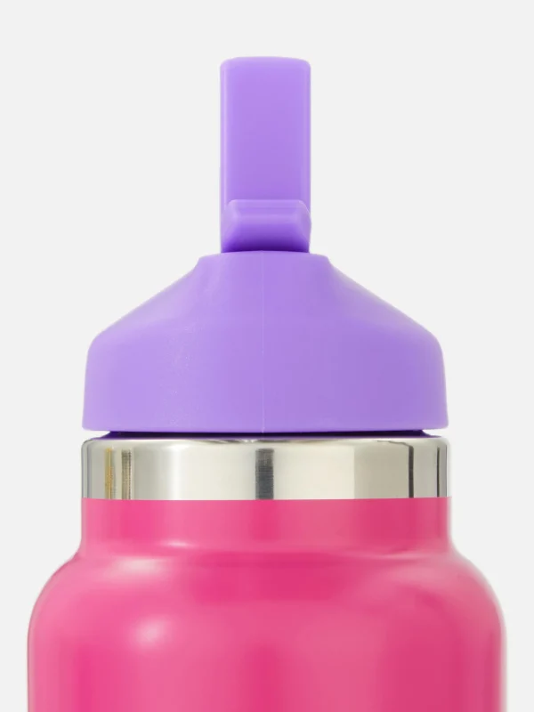 Gourde Avec Paille Color Block