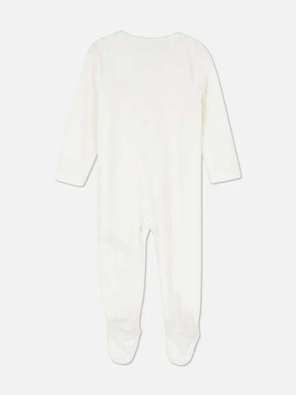 Grenouillère De Nuit En Velours à Motif Moutons