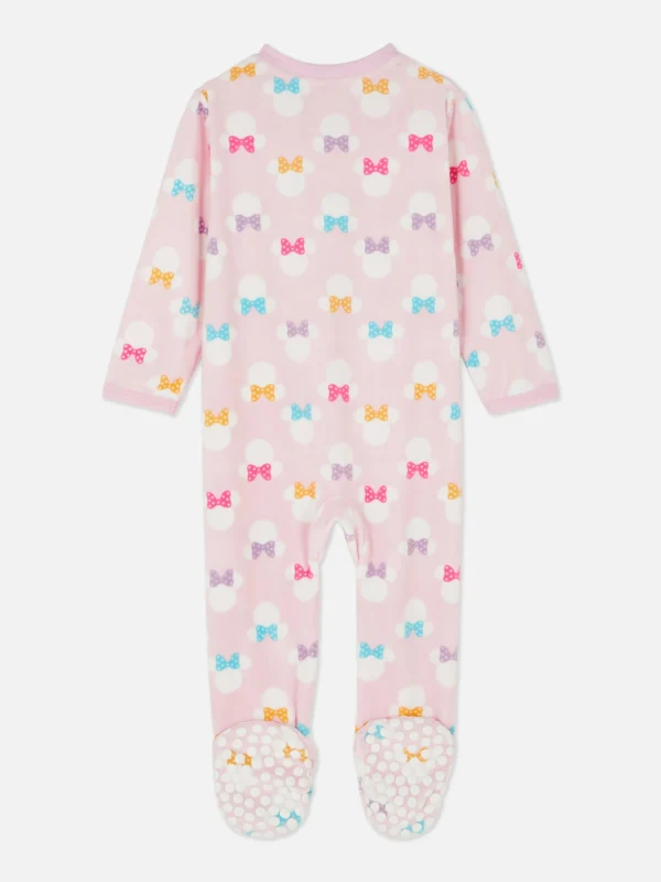 Grenouillère En Tissu Minky Disney Minnie Mouse