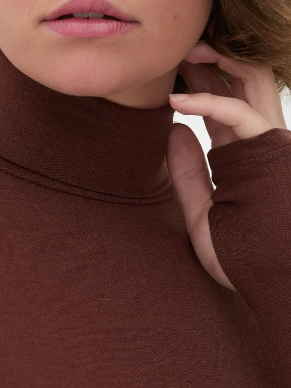 Haut à Manches Longues Et Col Roulé Rita Ora