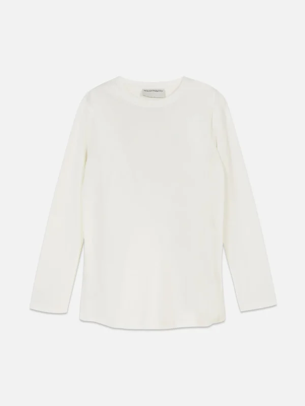 Haut De Maternité Cache-cœur à Manches Longues