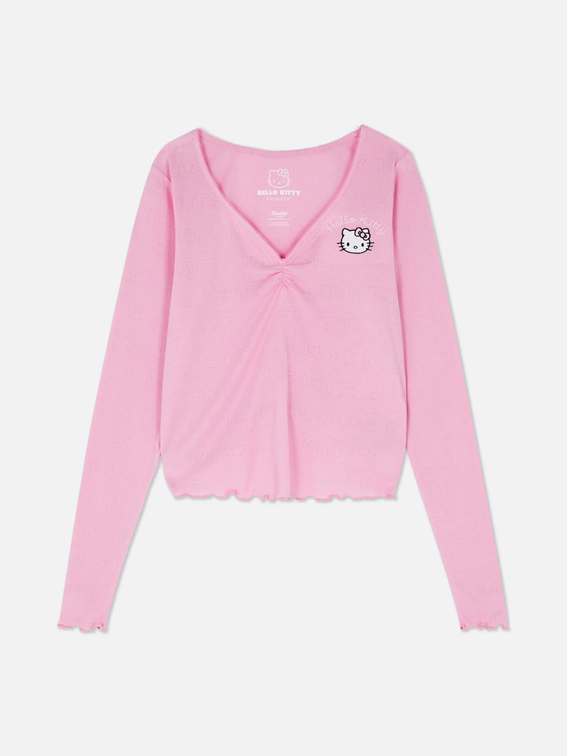 haut_de_pyjama_en_pointel_4.webp Haut De Pyjama En Pointelle Hello Kitty