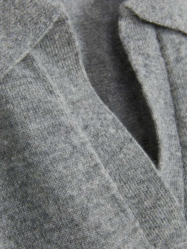 Haut En Maille Fine à Col Et Manches Courtes