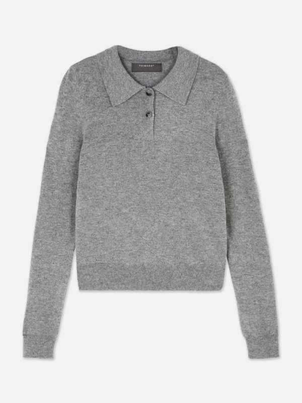 Haut Tricoté à Col Et à Manches Longues