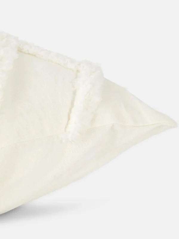 Housse De Coussin Touffetée