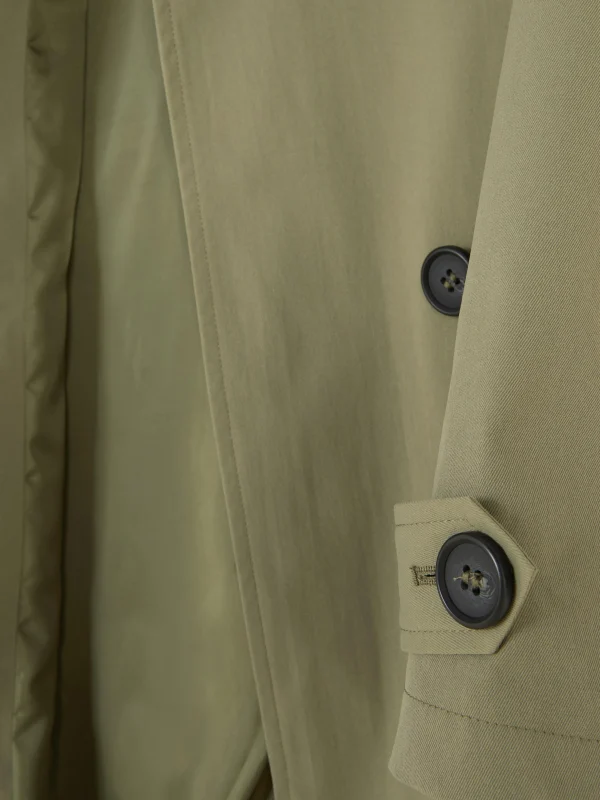 Imperméable à Double Boutonnage Et Ceinture