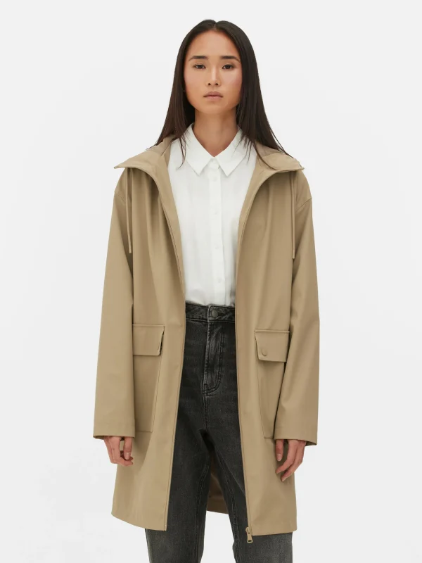 Imperméable Caoutchouté à Capuche