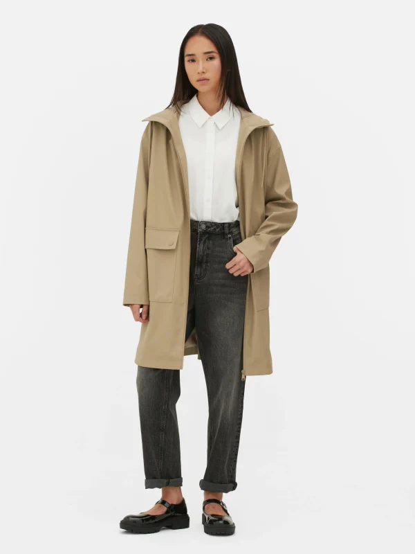 Imperméable Caoutchouté à Capuche