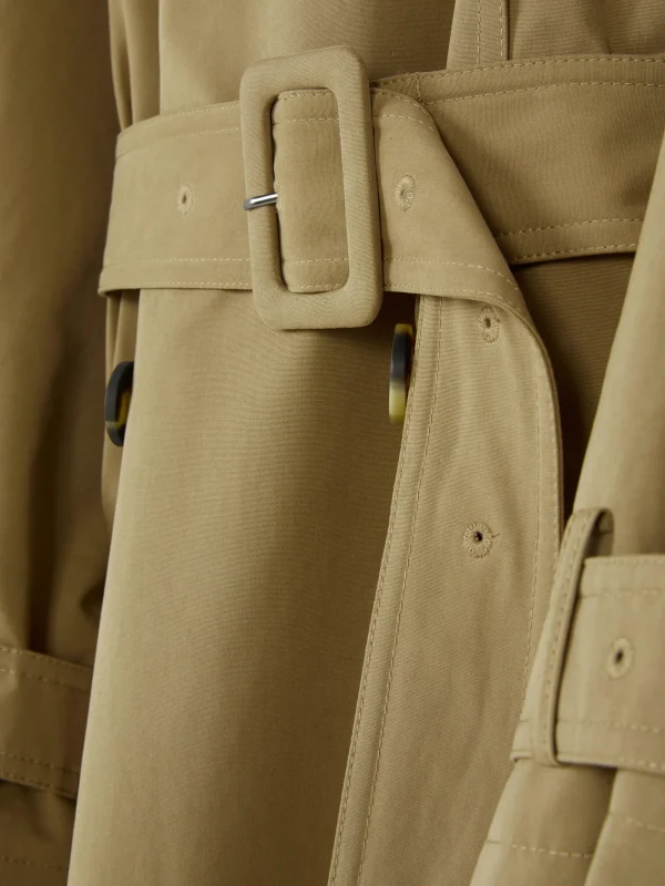 Imperméable Croisé à Capuche Rita Ora