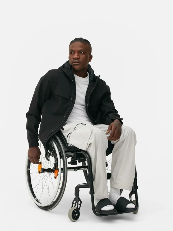 Imperméable Zippé à Capuche