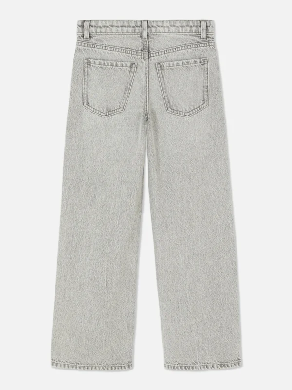 Jean Denim Large Fendu