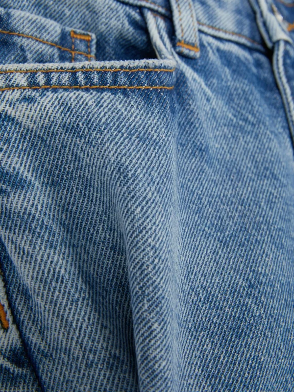 Jean Denim Large Fendu