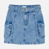 Jupe Cargo En Denim