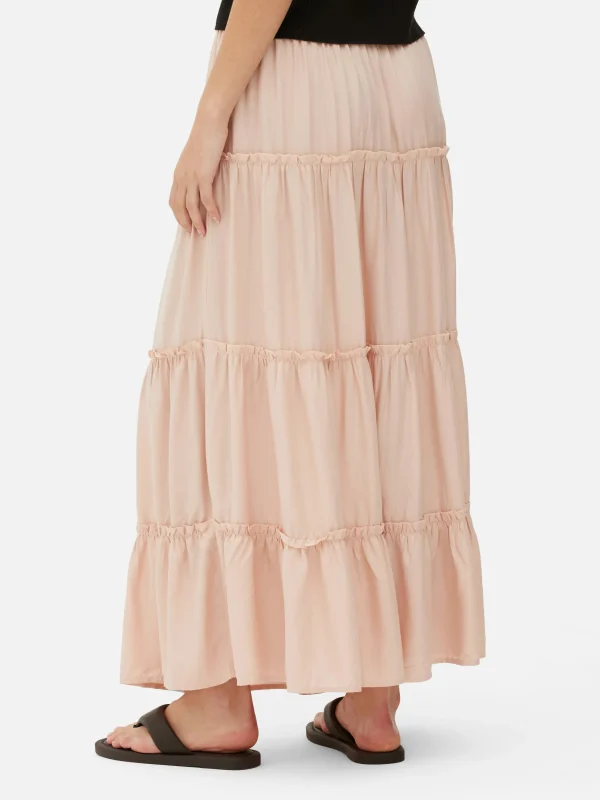 Jupe Longue à Superpositions