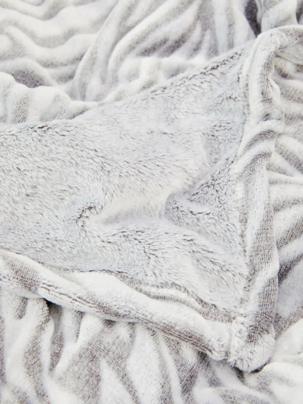 Large Couverture à Imprimé Zèbre