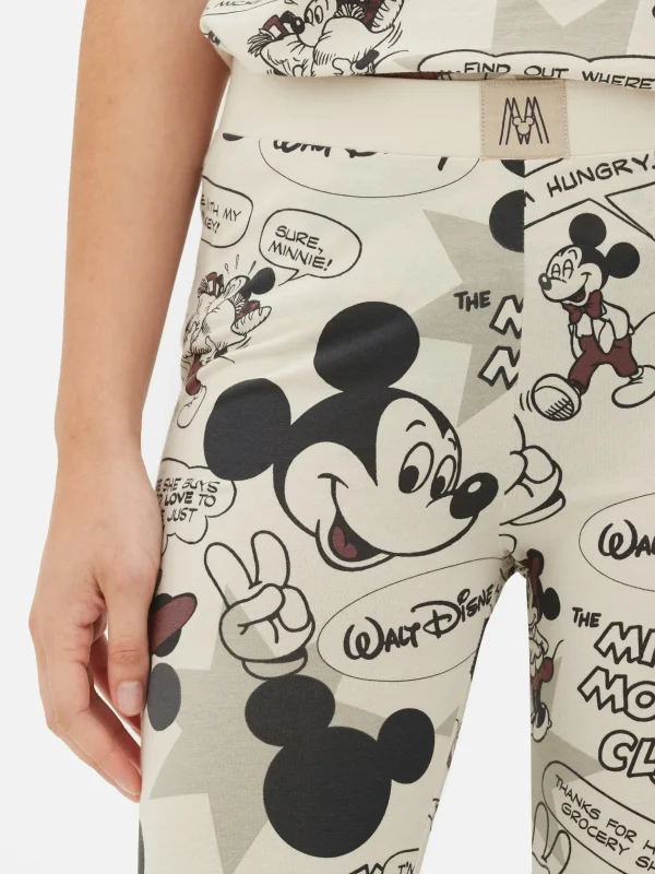 Legging De Pyjama à Motif Rétro Disney Mickey Mouse