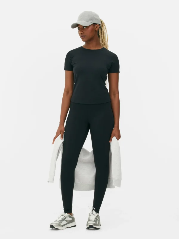 Legging De Sport En Tissu Ultra-doux
