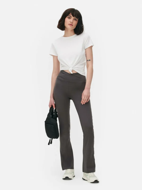 Legging De Yoga évasé à Taille En V