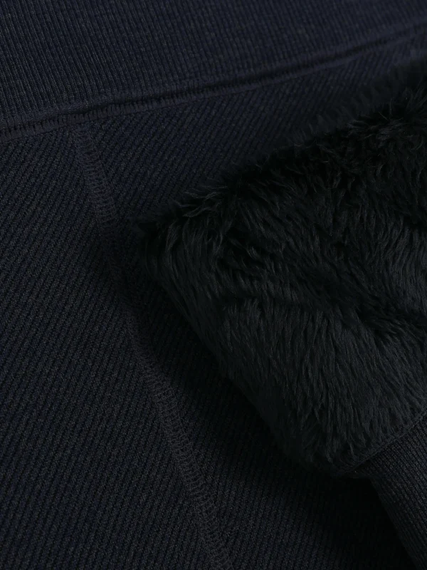 Legging Effet Denim Doublé De Velours Duveteux