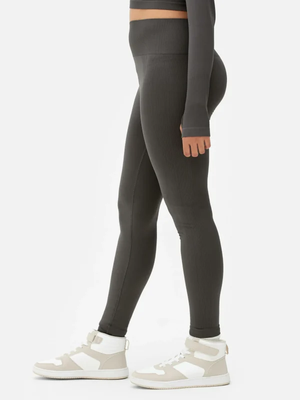 Legging Long De Sport Sans Couture