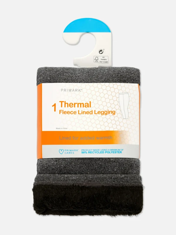 Legging Thermique Doublé En Molleton
