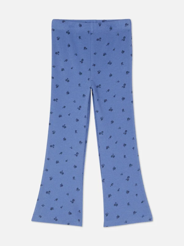 Legging évasé Côtelé