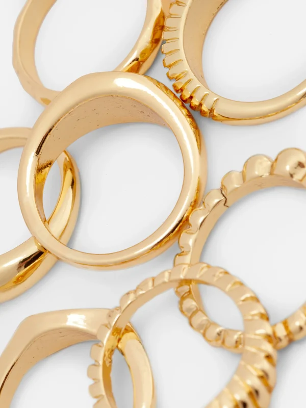 Lot De 8 Bagues Variées