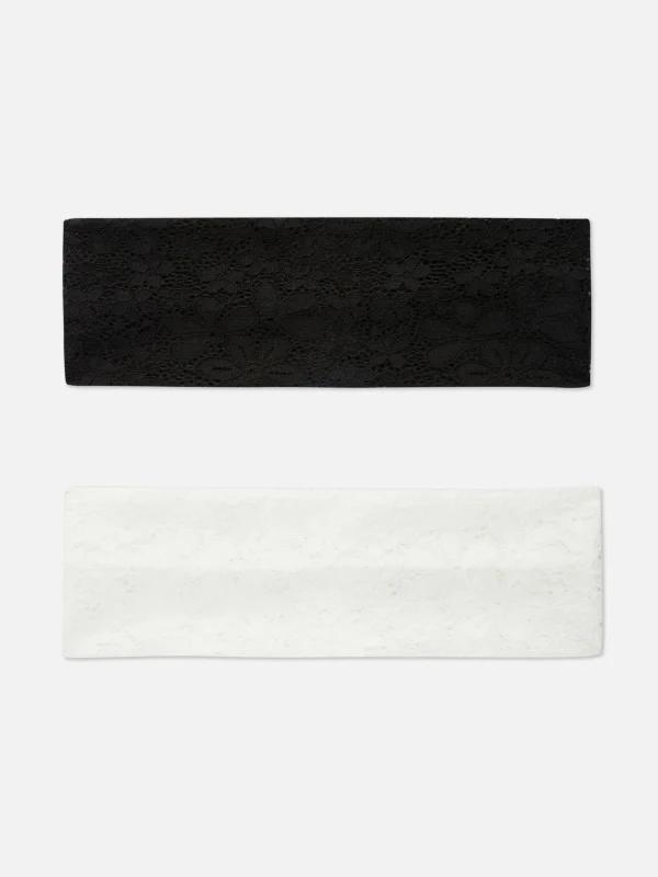 Lot De 2 Bandeaux En Dentelle