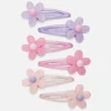 Lot De 6 Barrettes à Fleurs