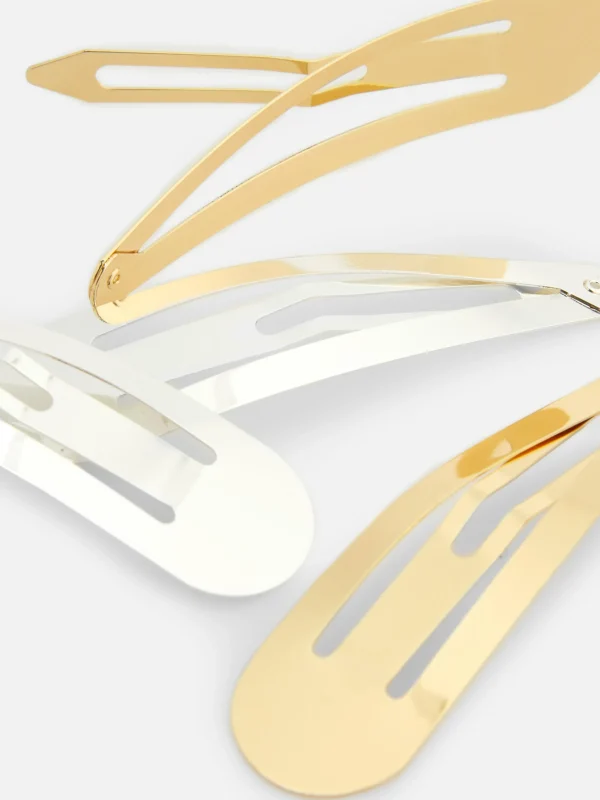 Lot De 4 Barrettes En Métal