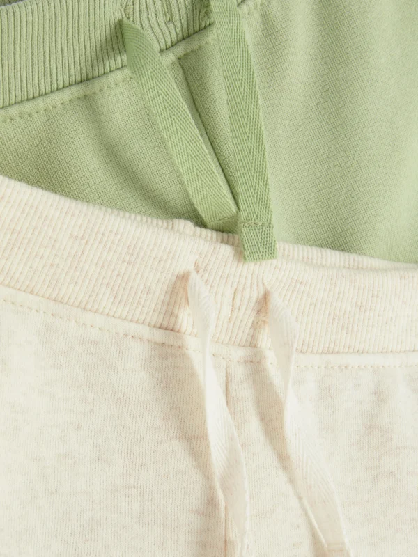 Lot De 2 Bas De Jogging à Revers Avec Cordon De Serrage