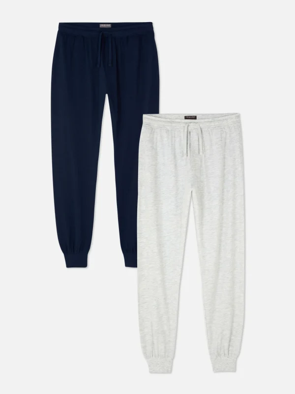 Lot De 2 Bas De Pyjama En Jersey