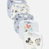 Lot De 5 Bavoirs Disney Mickey Mouse & Co.
