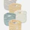 Lot De 5 Bavoirs En Tissu éponge Variés
