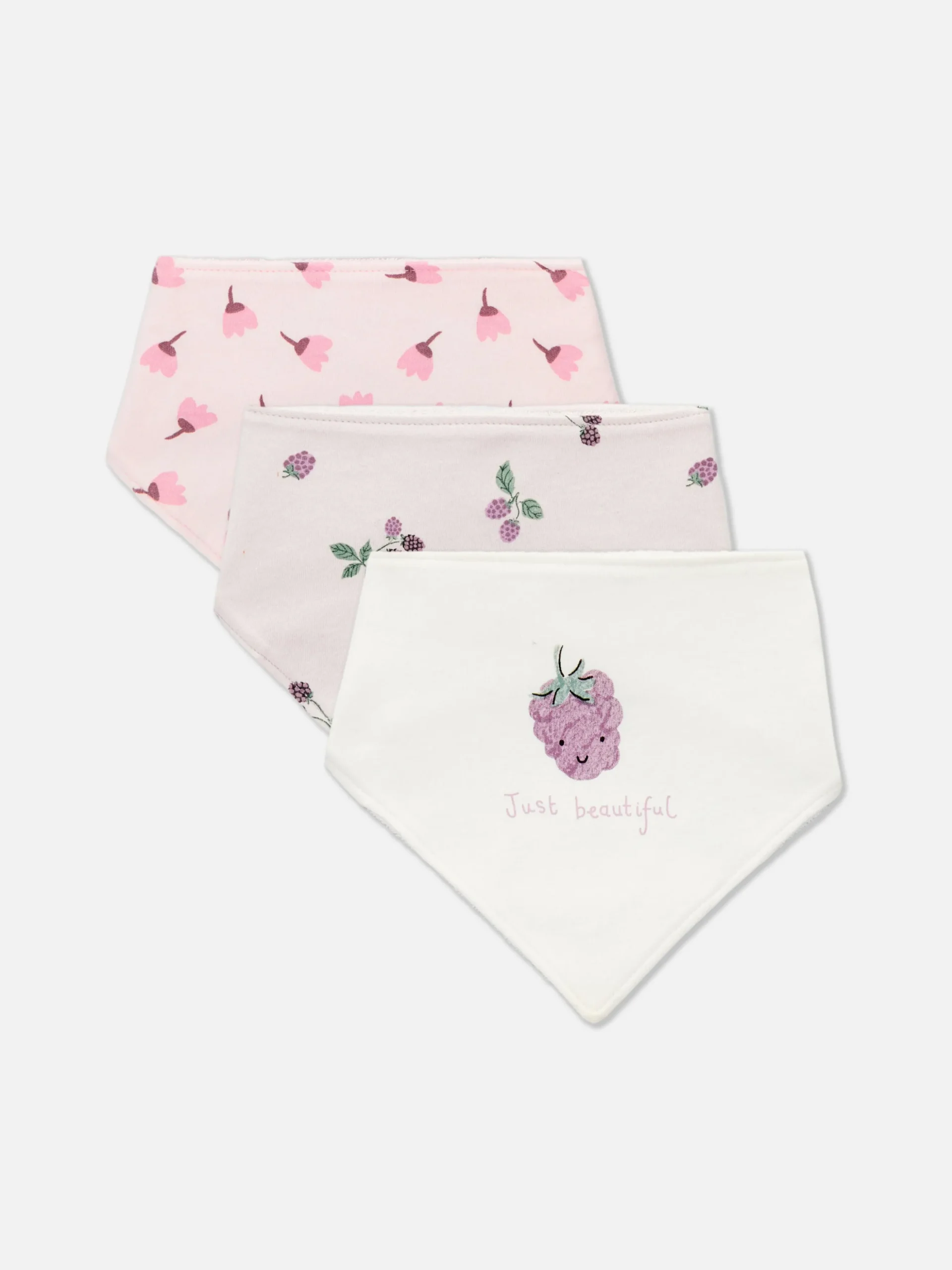 lot_de__bavoirs_faon_band_0.webp Lot De 3 Bavoirs Façon Bandana à Motif Fruits Rouges