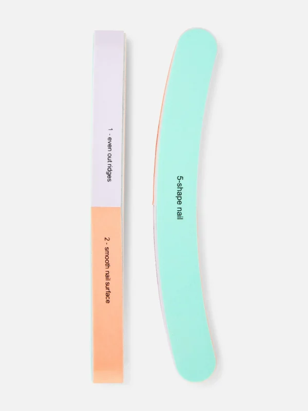 Lot De 2 Blocs Polissoirs Multifaces à Ongles