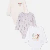 Lot De 3 Bodys à Manches Longues Disney Minnie Mouse Et Ses Amis