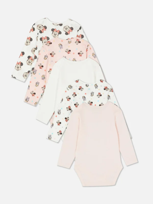 Lot De 5 Bodys Disney Minnie Mouse Et Daisy Duck
