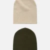 Lot De 2 Bonnets En Maille Fine