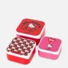 Lot De 3 Boîtes à Encas Hello Kitty