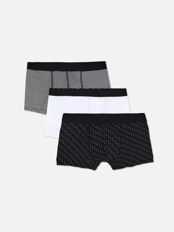 Lot De 3 Boxers à Motifs Variés