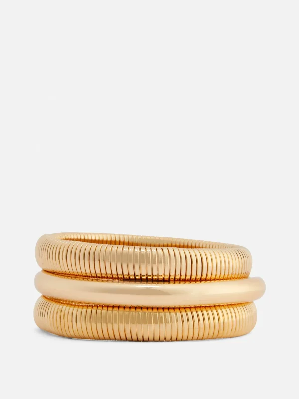 Lot De 3 Bracelets Jonc Texturés Rita Ora