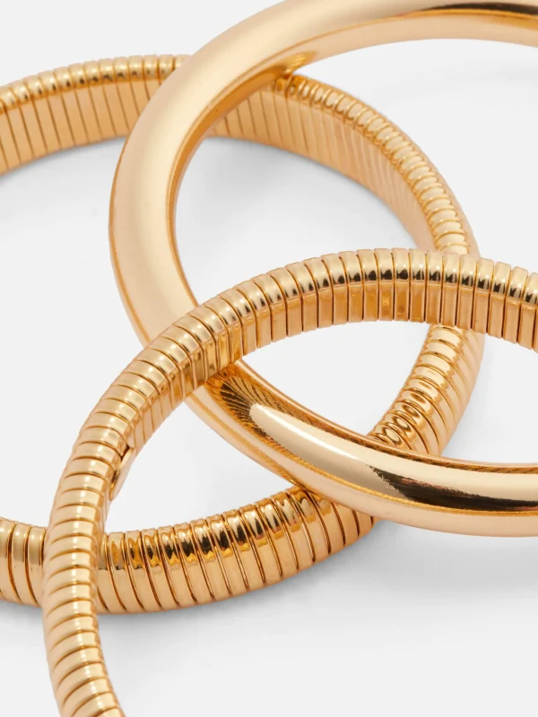 Lot De 3 Bracelets Jonc Texturés Rita Ora