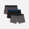 Lot De 3 Caleçons à Motif Géométrique Tendance