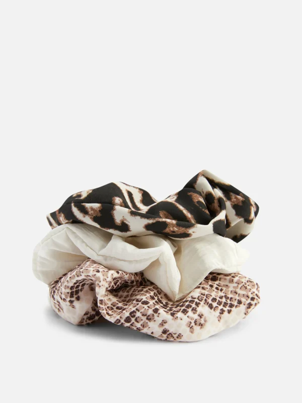 Lot De 3 Chouchous à Motifs Animal