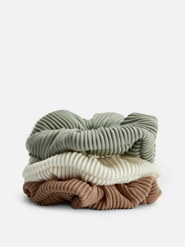 Lot De 3 Chouchous Côtelés