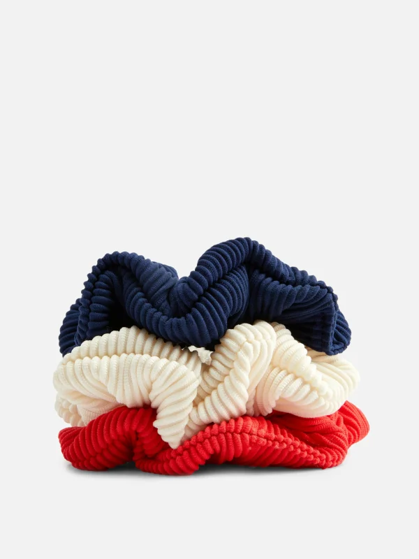 Lot De 3 Chouchous Côtelés