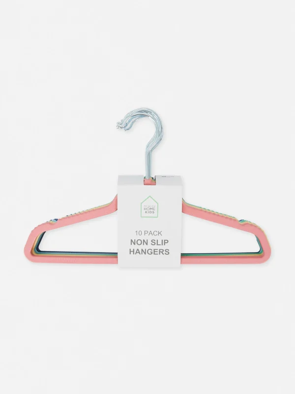 Lot De 10 Cintres Colorés Pour Enfants