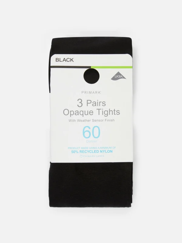 Lot De 3 Collants Opaques 60 Deniers