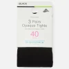 Lot De 3 Collants Opaques 40 Deniers